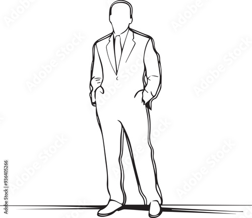 businessman in suit with briefcase