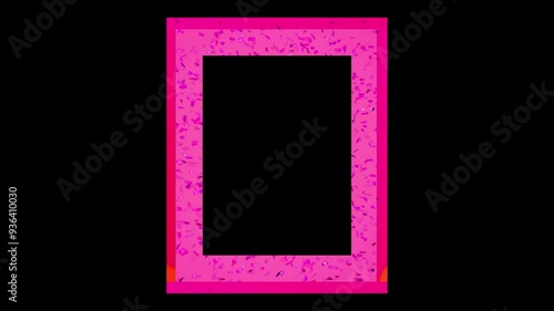 Confetti for Party Celebration, Stock Overlay 4k Animation Video, 3D Motion Graphics loop Animation, with Chroma key, Alpha Channel, High Resolution, Black and Green Screen Background