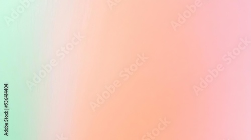 Gentle pastel ombre with peach, mint, and lavender, soft color palette, gradient transition