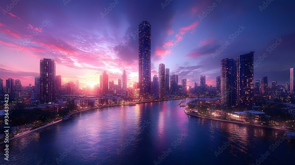 Fototapeta premium City scene