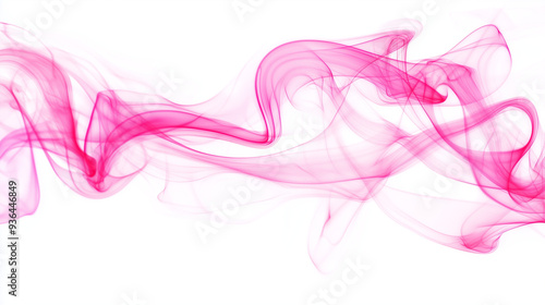 A abstract colorful smoke on white background