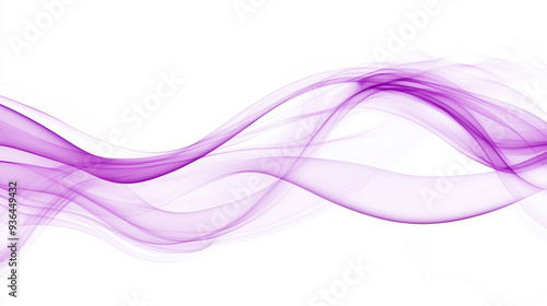 A abstract yellow smoke on white background