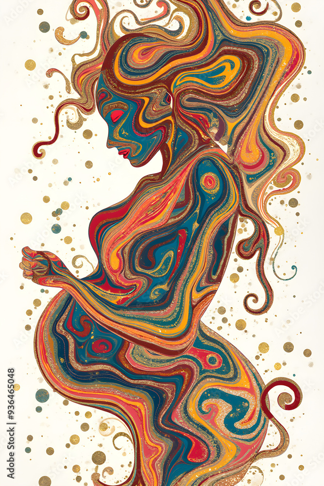 Elegant Swirls of Motherhood Elegant Swirls of Motherhood