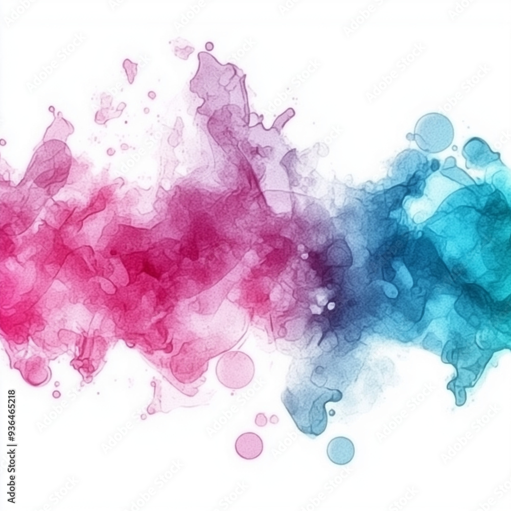 a splash of water color drops on a white background a splash of water color drops on a white background