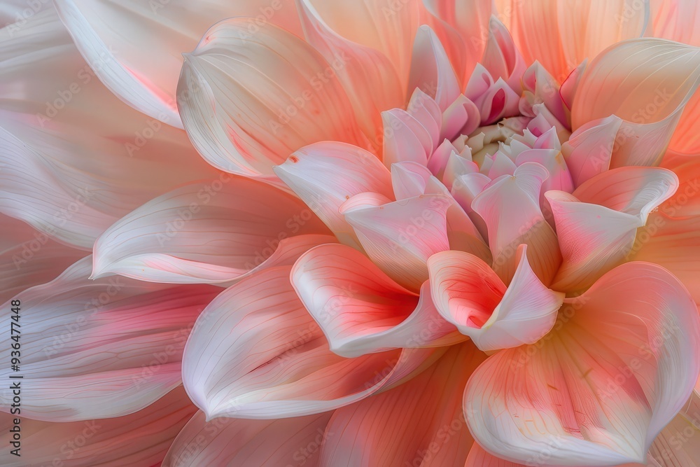 A close up of a pink flower with a white center, generative ai image A close up of a pink flower with a white center, generative ai image