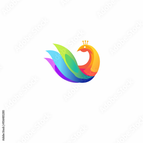 Bird logo art form adobe illustrator 