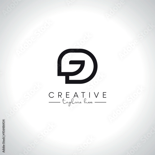 Free Download GD, DG, G, D Alphabet Letters Monogram Logo Design. Initial Vector Symbol. - GFXLoad