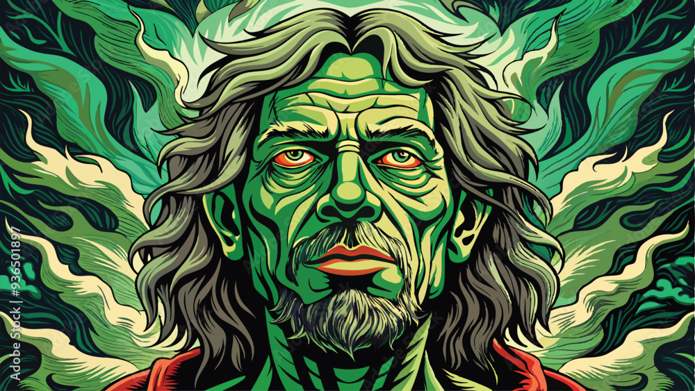 portrait background design, fantasy art