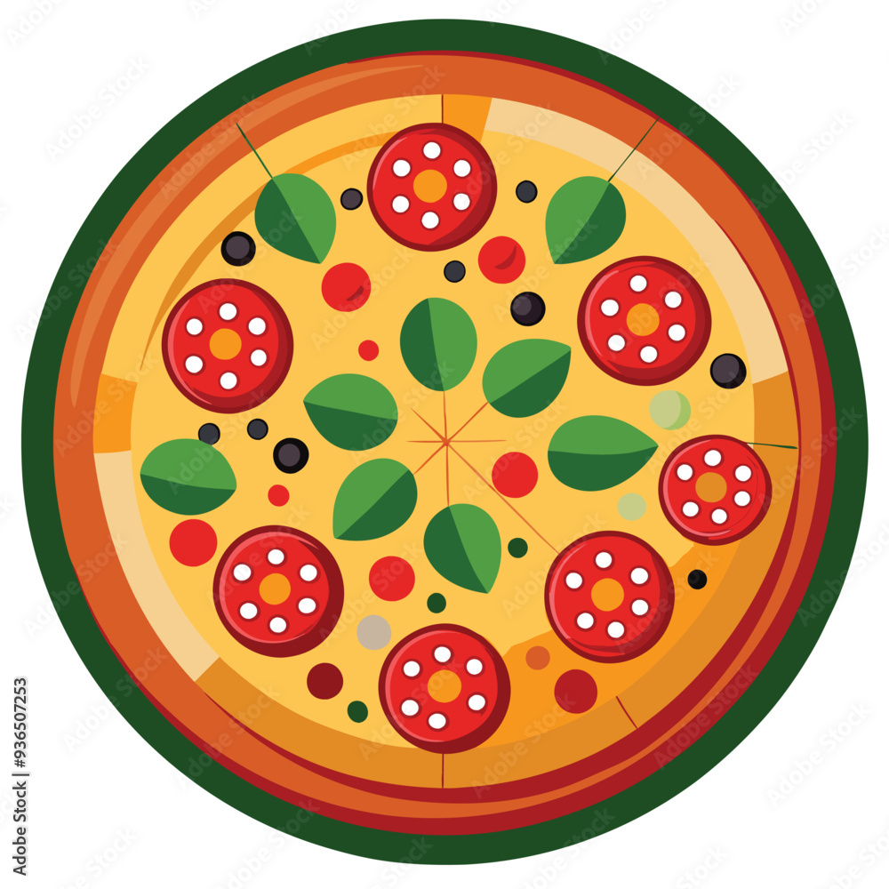 Pizza vector illustration on white background , high quality Pizza vector illustration on white background , high quality