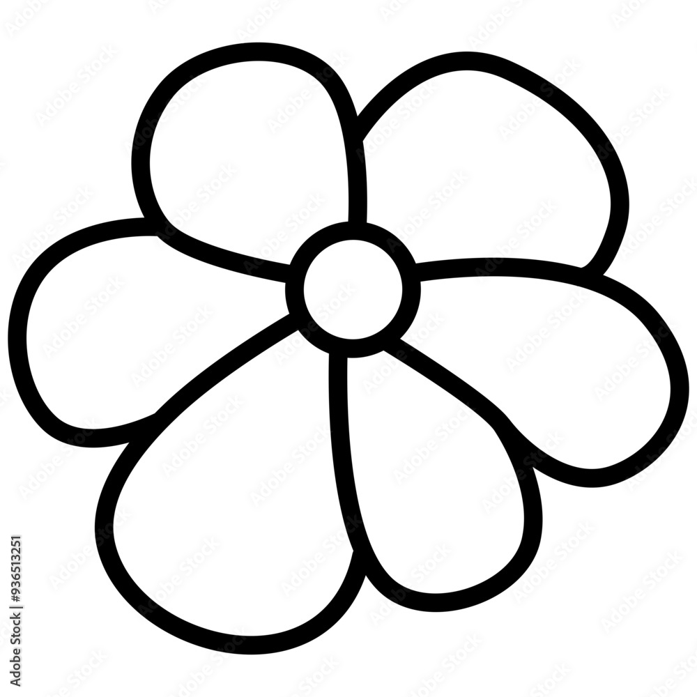 Flower Outline Flower Outline