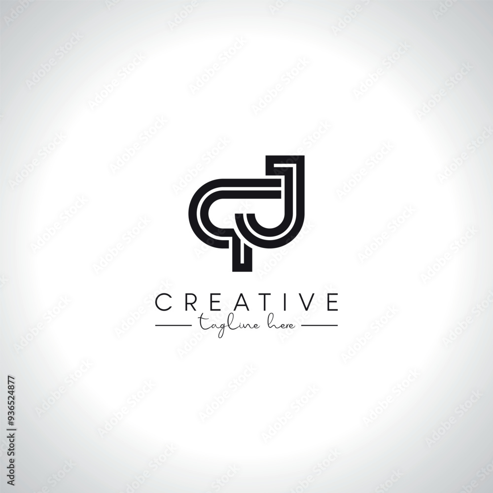 QJ, JQ, Q, J Alphabet Letters Monogram Logo Design. Initial Vector Symbol. QJ, JQ, Q, J Alphabet Letters Monogram Logo Design. Initial Vector Symbol.
