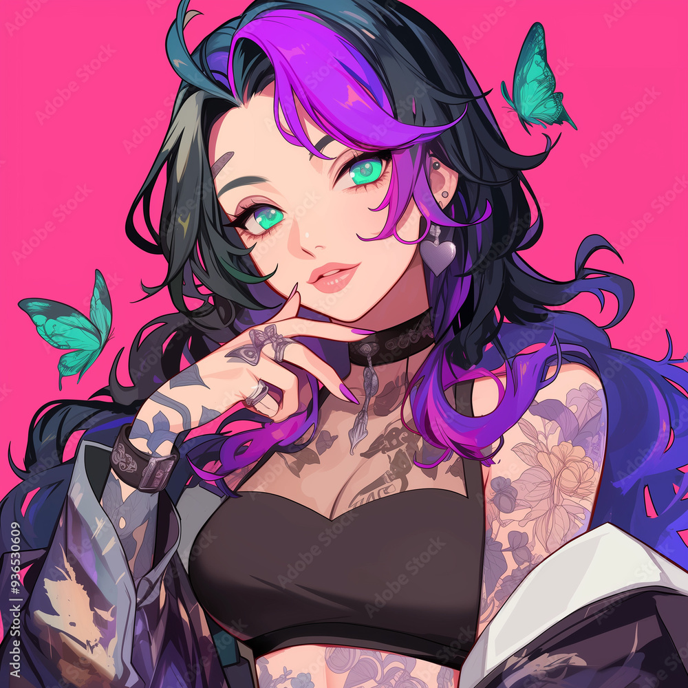 Avatar of beautiful tattoo girl streamer Avatar of beautiful tattoo girl streamer