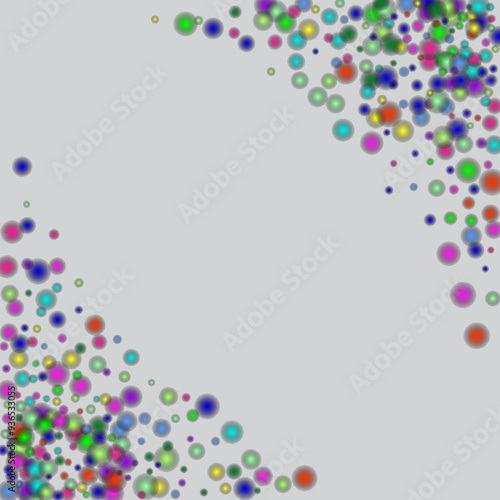 Underwater fizzing bubbles texture isolated on transparent background. Liquid colors. Banner or sign design