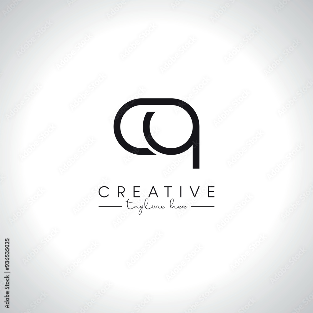CQ QC Alphabet Letters Monogram Logo Design. Initial Vector Symbol. CQ QC Alphabet Letters Monogram Logo Design. Initial Vector Symbol.