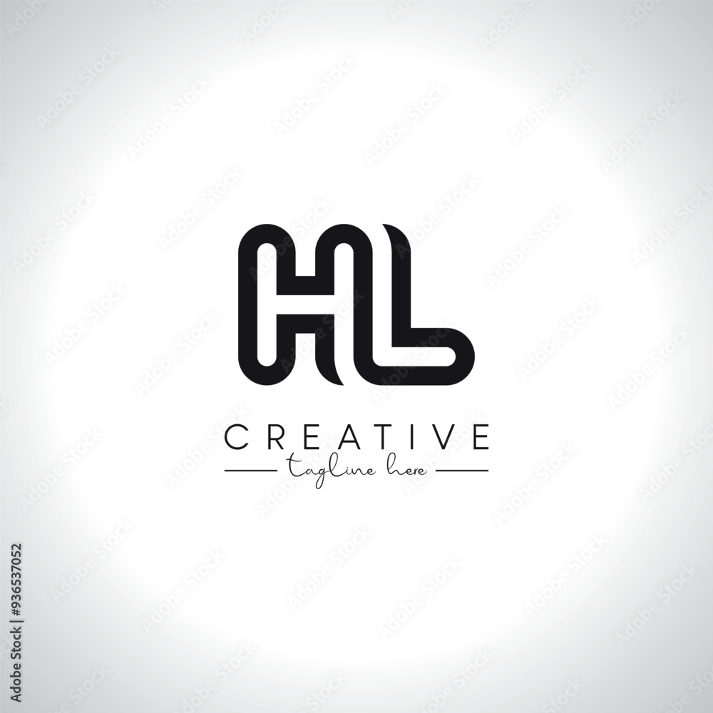HL LH Alphabet Letters Monogram Logo Design. Initial Vector Symbol. HL LH Alphabet Letters Monogram Logo Design. Initial Vector Symbol.