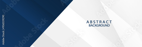 Dark blue and white abstract background. Vector