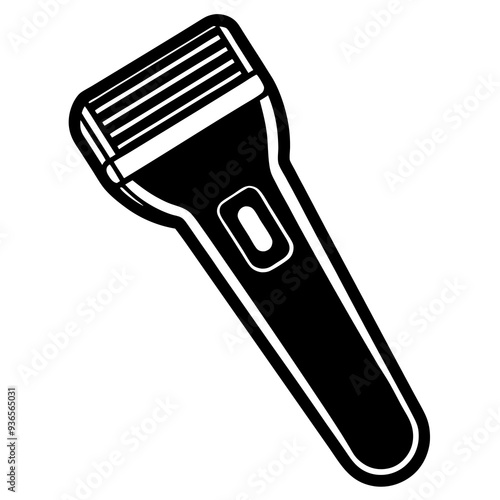 electric shaver isolated on white