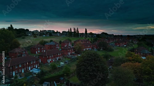 Dewsbury moor. Early morning sunrise photo