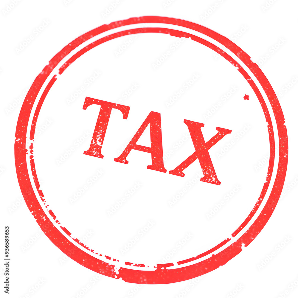 tax stamp red rubber stamp on white background. tax stamp sign. Generative AI tax stamp red rubber stamp on white background. tax stamp sign. Generative AI