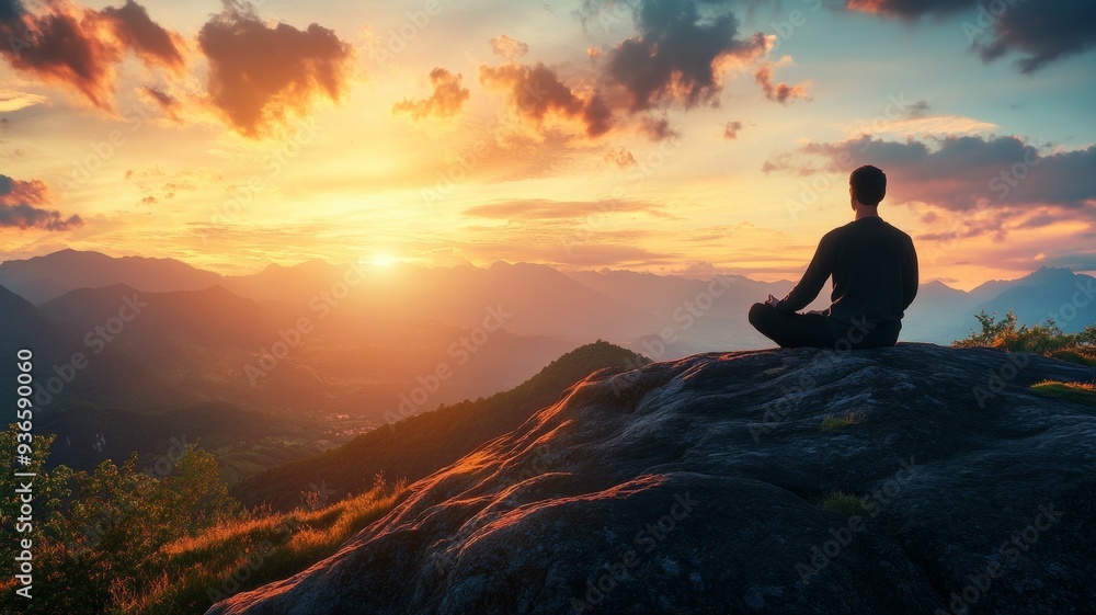 photos representing mindfulness, self-care practices, and mental well-being. photos representing mindfulness, self-care practices, and mental well-being.