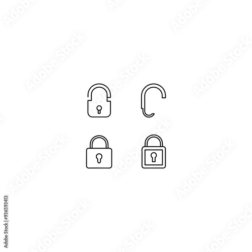 lock icon on internet button