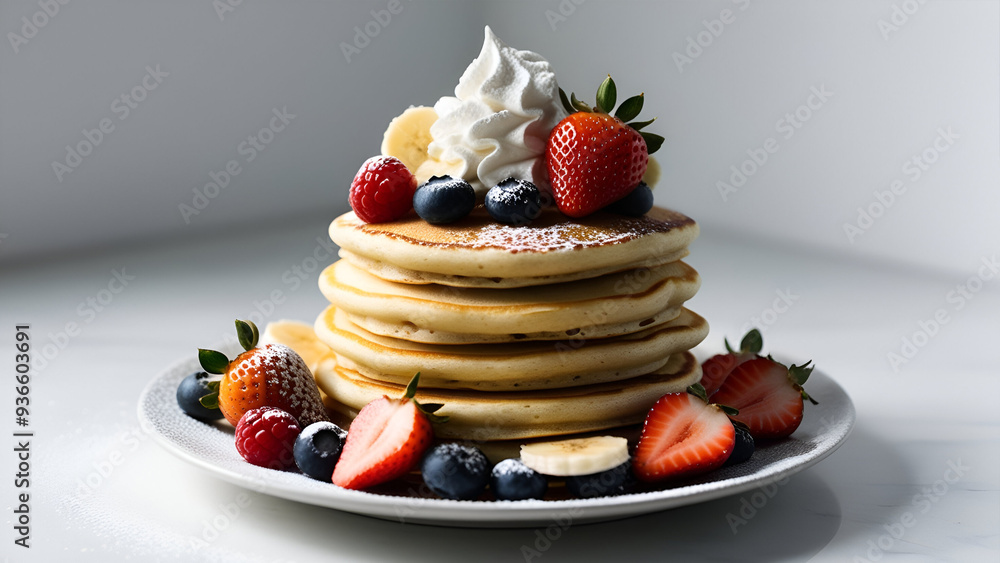 Fruit-Topped Pancakes Fruit-Topped Pancakes