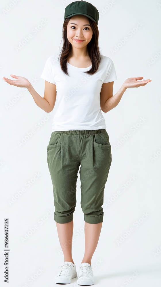 A young woman model with shocked facial expression A young woman model with shocked facial expression
