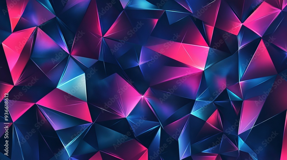 Dark pink and blue vector pattern featuring polygonal shapes. A web material illustration with colorful abstract triangles, making it a versatile addition to your commercial designs. Dark pink and blue vector pattern featuring polygonal shapes. A web material illustration with colorful abstract triangles, making it a versatile addition to your commercial designs.