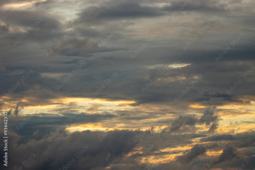 Obraz premium sunset in the clouds