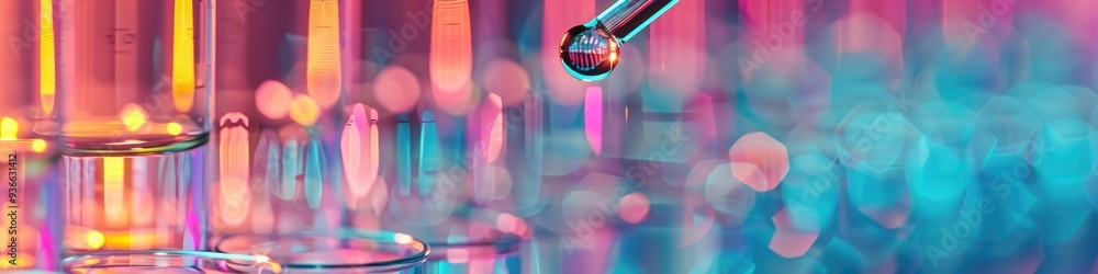 Transferring a single droplet into laboratory test tubes Transferring a single droplet into laboratory test tubes