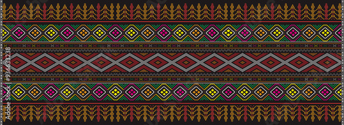 Traditional fabrics of Ulos Batak, patterns, designs, decorations, wallpapers, ornaments in various colors