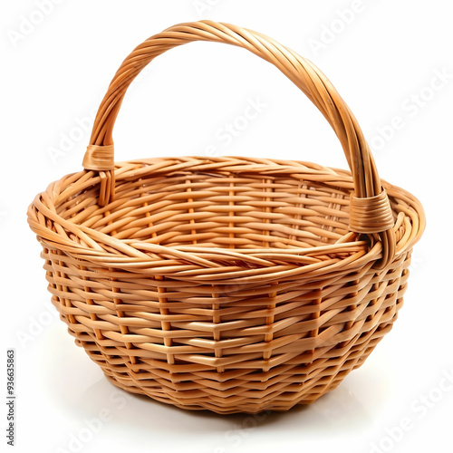 empty wicker basket