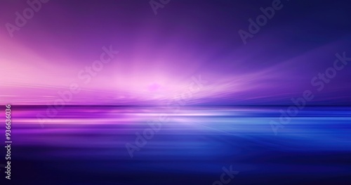 A serene abstract landscape blending purple and blue hues, evoking calmness and tranquility.