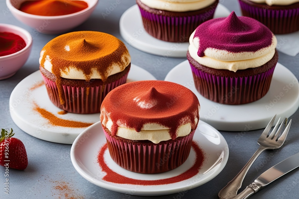 Creative Spice Drizzles for Vibrant Desserts and Gourmet Delights Creative Spice Drizzles for Vibrant Desserts and Gourmet Delights