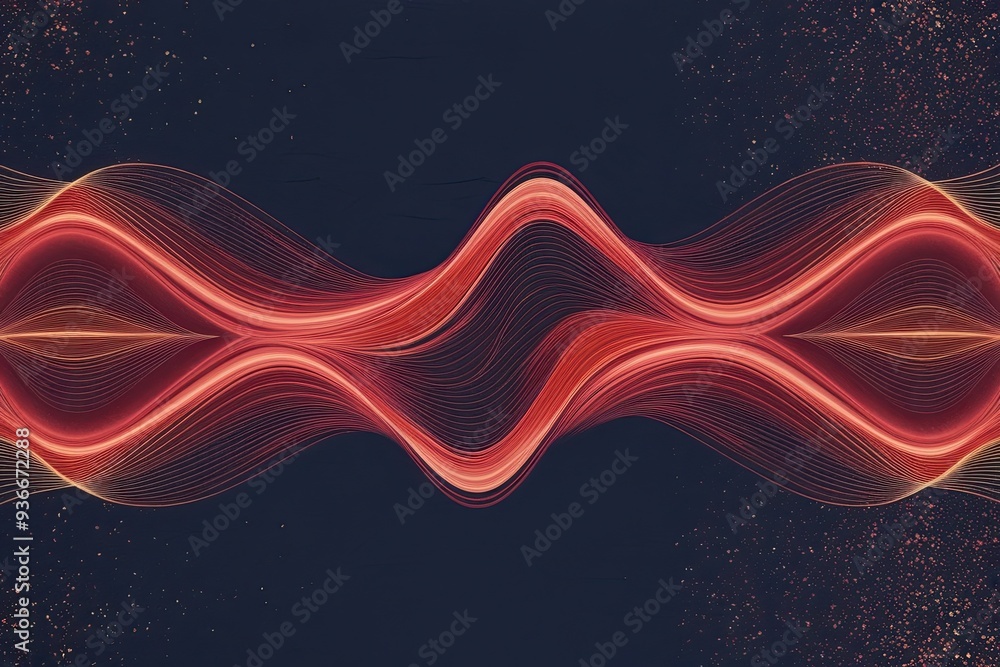 Energetic Midnight Navy Peach Vermilion Textured Backdrop with Vibrant Color Waveform Energetic Midnight Navy Peach Vermilion Textured Backdrop with Vibrant Color Waveform