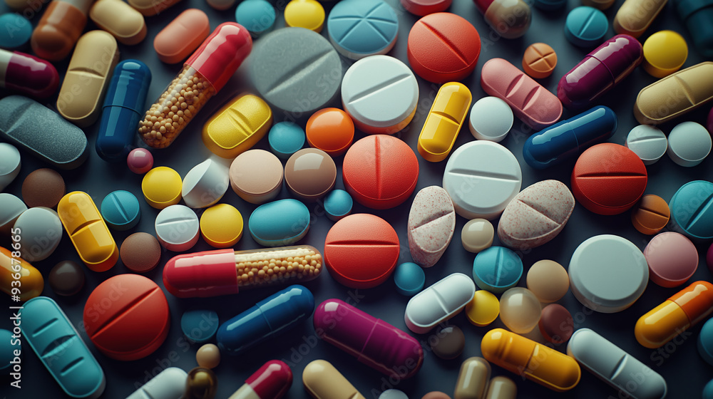 A Large Mix of Pills, Soft Gels, Tablets, Capsules, For Medical Or Personal Health Problems A Large Mix of Pills, Soft Gels, Tablets, Capsules, For Medical Or Personal Health Problems