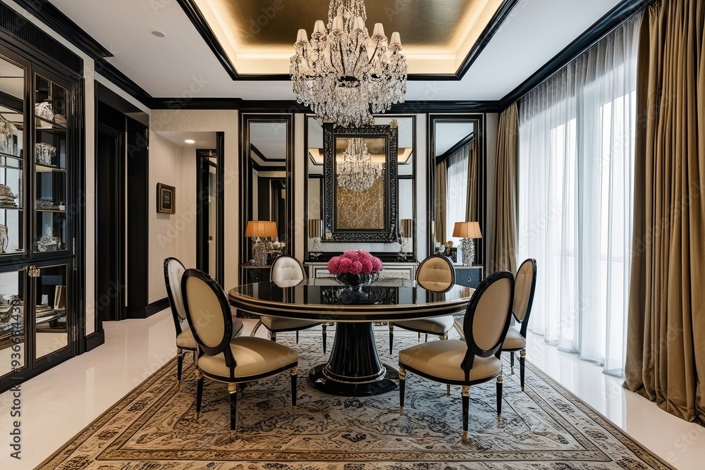 Opulent Interior Design of Freestanding Frames in Luxurious Apartments Opulent Interior Design of Freestanding Frames in Luxurious Apartments