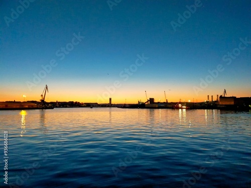Amanecer en el litoral de A Coruña, Galicia