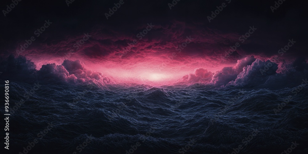 Naklejka premium Visions of glow discharge phenomena in a low-pressure setting, merging scientific exploration and artistic expression into a mesmerizing visual journey.