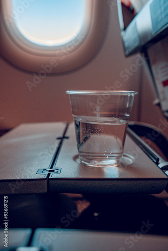 On flight fizzy drink