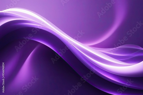 Wallpaper Mural 3D Ethereal Purple Background with Abstract Light Waves Torontodigital.ca
