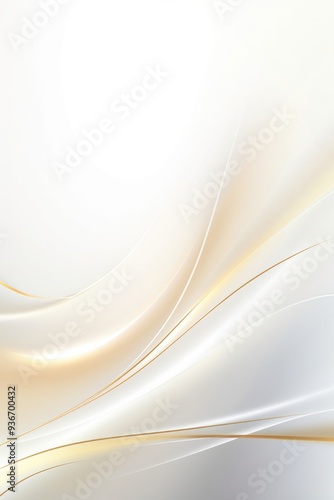 Abstract gold and white color wavy background