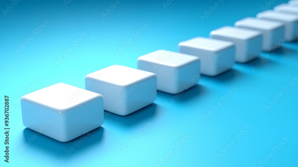 Infographic depiction of single domino falling representing start of chain reaction where each domino symbolizes breakthrough innovation visualizing ripple effect of small action leading significant Infographic depiction of single domino falling representing start of chain reaction where each domino symbolizes breakthrough innovation visualizing ripple effect of small action leading significant