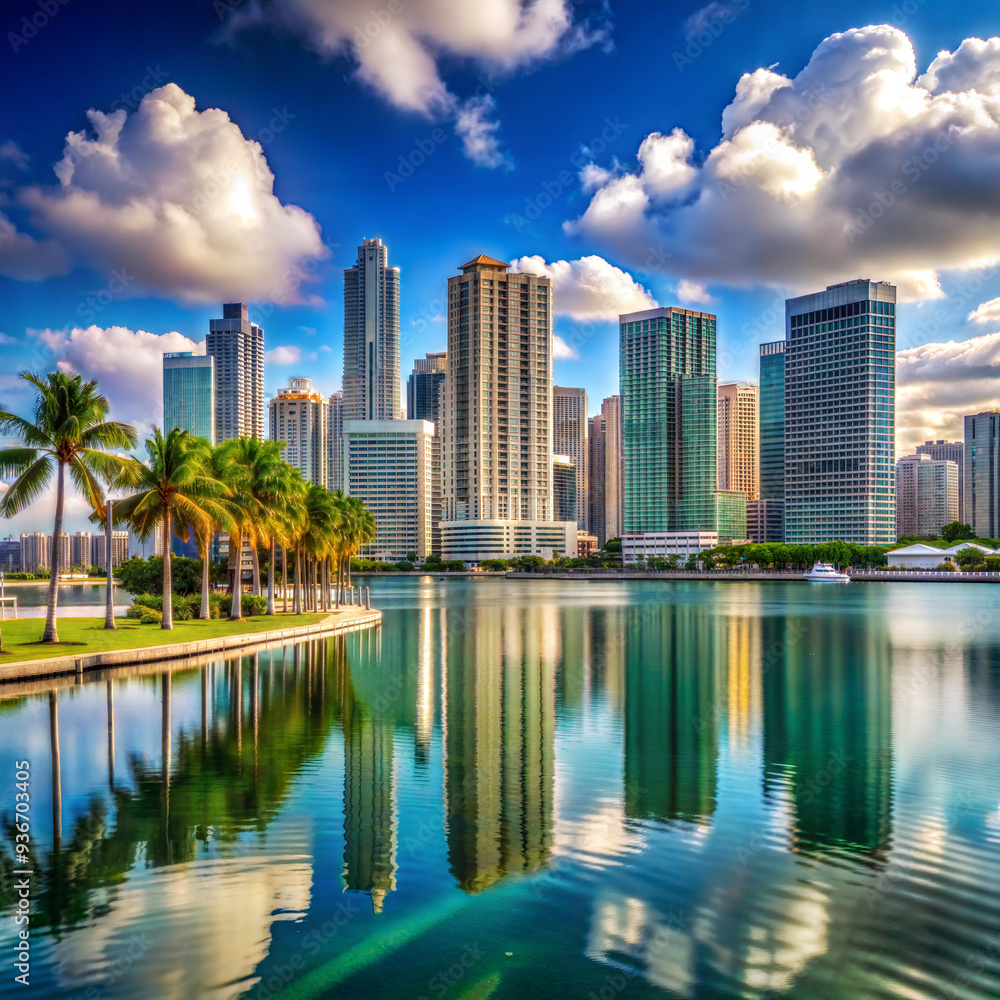 Naklejka premium miami florida