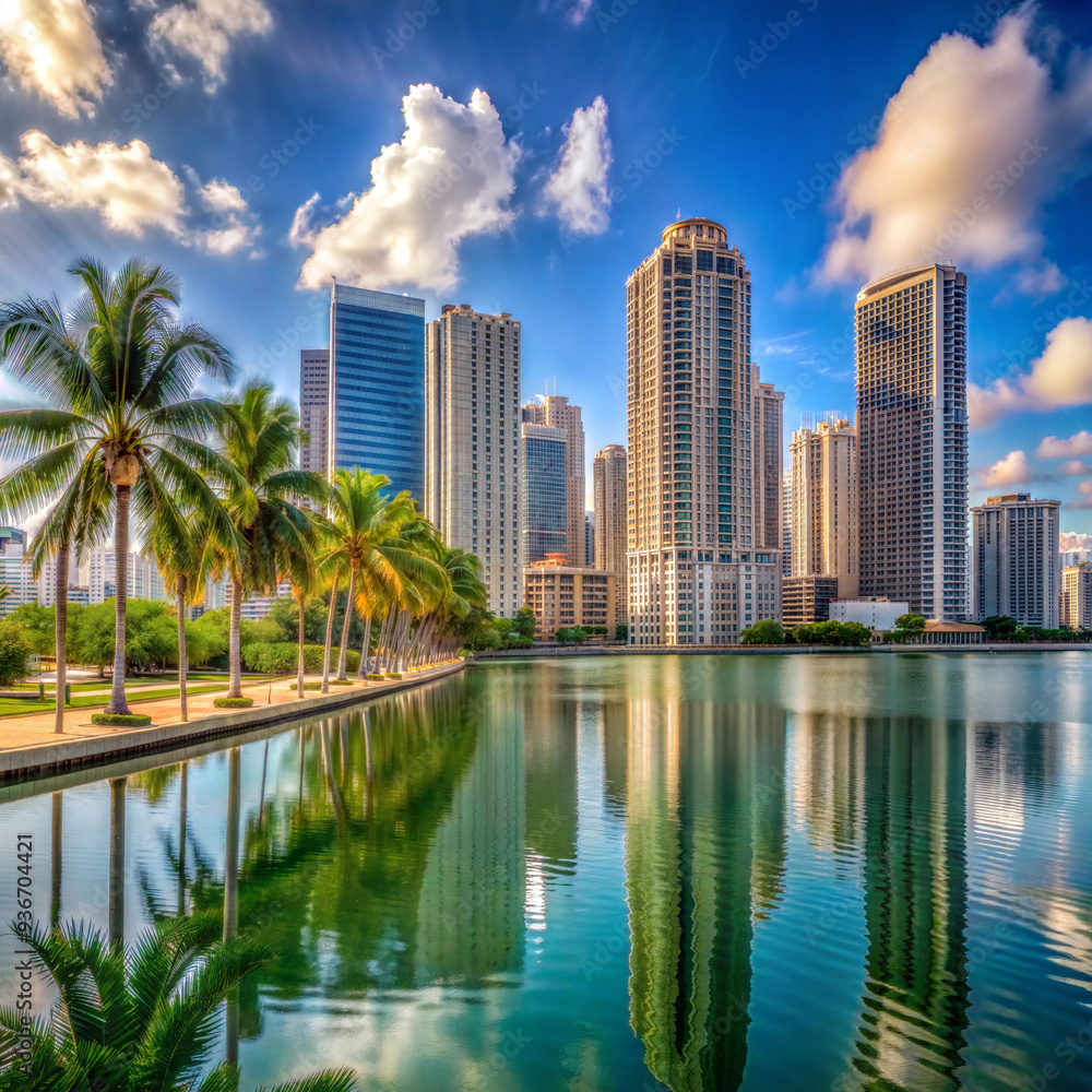 Naklejka premium miami florida