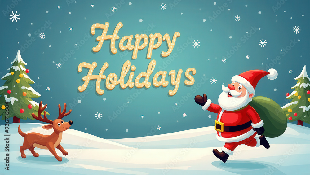 Adorable and Festive Cartoon Holiday and Christmas Card Designs - Perfect for Spreading Joyful Seasonal Greetings Adorable and Festive Cartoon Holiday and Christmas Card Designs - Perfect for Spreading Joyful Seasonal Greetings