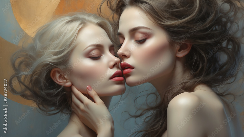 portrait of two women portrait of two women
