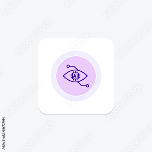 Eyetap circle icon , vector, pixel perfect, illustrator file