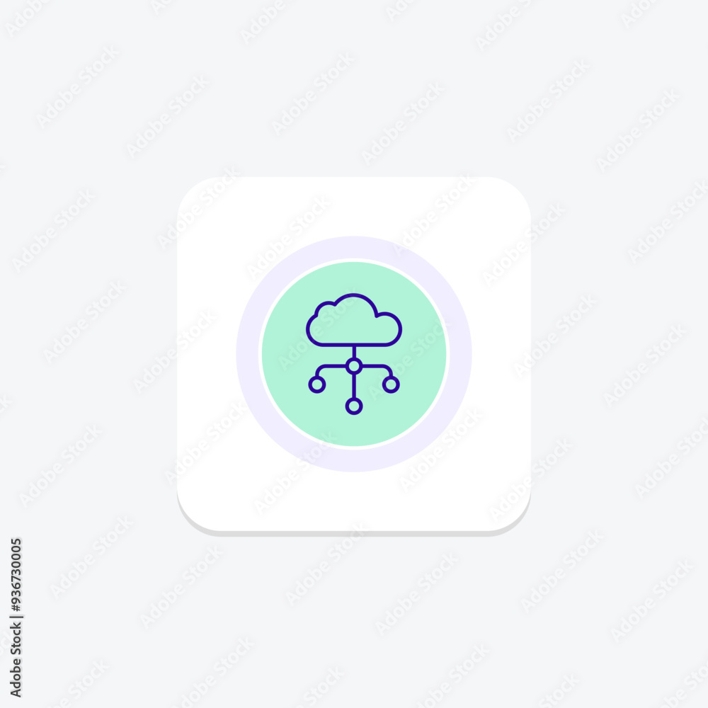 Cloud Network icon, network, internet, online, data, editable vector, pixel perfect, illustrator ai file Cloud Network icon, network, internet, online, data, editable vector, pixel perfect, illustrator ai file