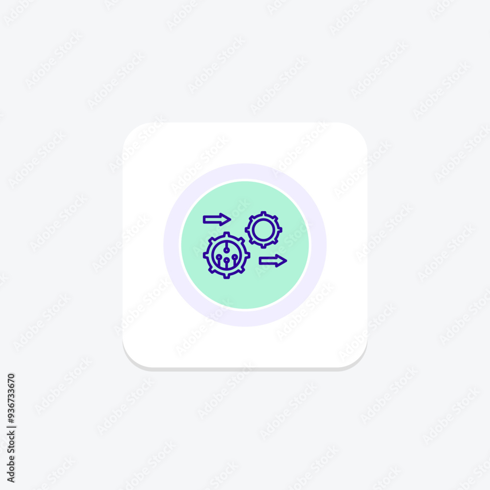 Connection Process circle icon , vector, pixel perfect, illustrator file Connection Process circle icon , vector, pixel perfect, illustrator file